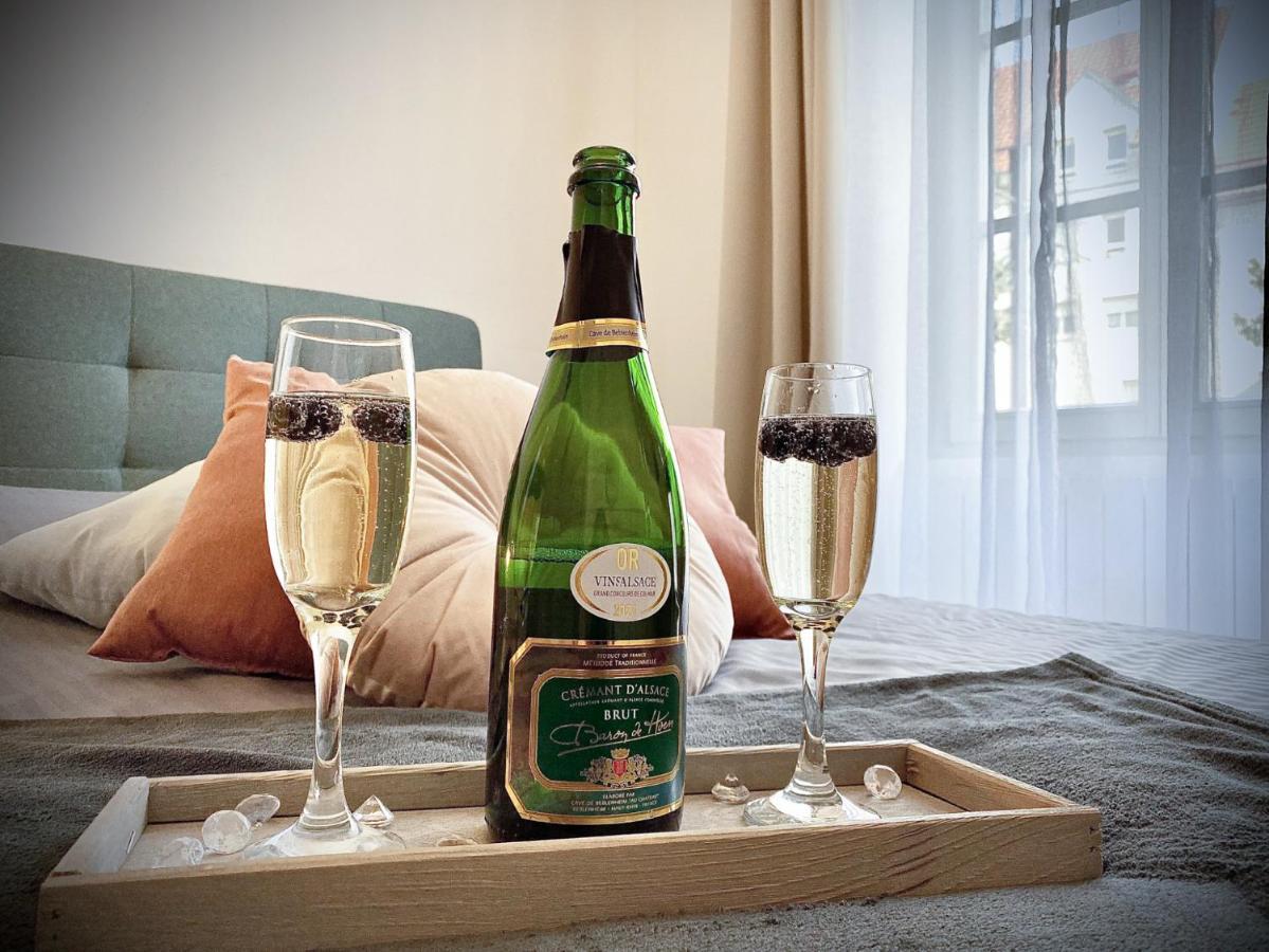 Le Convivial, Appartement Centre Ville Mulhouse Rom bilde
